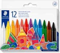 Staedtler Noris jumbo 12 darabos Zsírkréta készlet - Vegyes színek