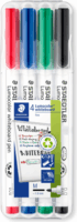 Steadtler Lumocolor 301 Tábla filctoll 1.00mm - Vegyes színek (4 db / csomag)