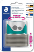 Staedtler 513007BK-2 Kétlyukú Kézi Hegyező - Szürke