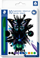 Staedtler Ball 4320 10 darabos Kupakos Golyóstoll készlet M - Vegyes színek