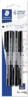 Staedtler 430 4 darabos Kupakos Golyóstoll készlet M - Fekete