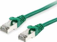 Equip S/FTP Cat6A RJ45 Patch kábel 15m - Zöld
