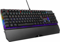 Rampage KB-R86 Umbra Red Switch Mechanikus Vezetékes RGB Billentyűzet ISO - Fekete
