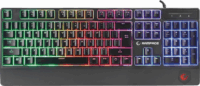 Rampage Winner KB-R34 Mechanikus / Membrán Vezetékes RGB Billentyűzet ISO - Fekete