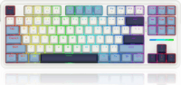 Redragon K728WBB Antonium Pro Mechanikus Wireless USB-C RGB Billentyűzet ANSI - Fehér