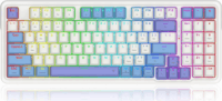 Redragon K664WBP Gloria Pro Mechanikus Wireless USB-C RGB Billentyűzet ANSI - Fehér
