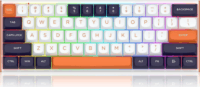 Redragon K683WBO FIDD Mechanikus Vezetékes Billentyűzet US - Fehér