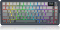 Redragon K708GG Flekact Mechanikus Wireless Billentyűzet US - Szürke