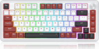 Redragon K721WRB Stormhunter Mechanikus Vezetékes Billentyűzet US - Fehér