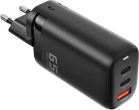 HCT 014-131 USB-A / 2xUSB-C Hálózati Gyorstöltő Adapter 65W - Fekete