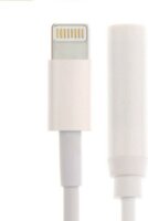 HCT 028-106 Lightning apa - 3.5mm Jack anya Átalakító Adapter - Fehér