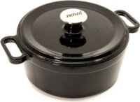Noral 66667003 Öntöttvas lábas zománc bevonattal 12cm 3.4L - Fekete