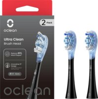 Oclean Ultra White Elektromos fogkefe Pótfej - Fekete(2db)
