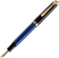 Pelikan M800 Töltőtoll díszdobozban (Kék tinta / M ) - Kék/Fekete