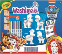 Crayola Washimals 4 darab Kimosható Mancs őrjárat figura matricákkal
