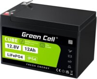 Green Cell CUBE LiFePO4 12Ah 12.8V 153.6Wh lítium-vas-foszfát akkumulátor