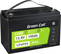 Green Cell CUBE LiFePO4 100Ah 12.8V 1280Wh lítium-vas-foszfát akkumulátor