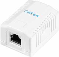 Logilink NP0096 CAT6A Szerelődoboz árnyékolt - Fehér