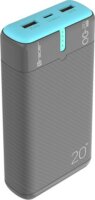 Tracer EnerGen Powerbank 2x USB-A + USB-C 20000mAh 20W - Fekete/Kék
