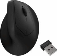 Keychron M5 Bluetooth + RF Wireless Vertikális Egér - Fekete