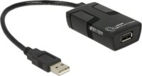 Delock USB A 5V DC -> USB A M/F izolátor 0.15m fekete