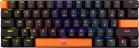 Baracuda Dolphin Mechanikus Vezetékes Gamer Billentyűzet (Red Switch) - Fekete US