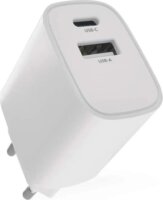 Emos V02B15 USB-A / USB-C Hálózati Töltő Adapter 15W - Fehér