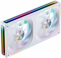 Jonsbo ZA-240W Infinity Mirror PWM ARGB 240mm Rendszerhűtő ventilátor - Fehér
