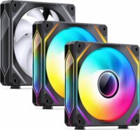 Jonsbo ZL-120B 120mm PWM ARGB Rendszerhűtő ventilátor 3db - Fekete