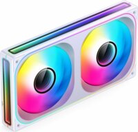 Jonsbo ZB-240 Infinity Mirror 240mm PWM ARGB Rendszerhűtő ventilátor - Fehér