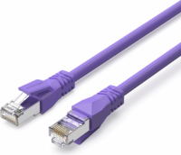 Vention IBMVY S/FTP Cat6 RJ45 Patch kábel 0.3m - Lila