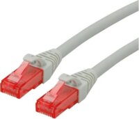 Roline UTP Cat6 RJ45 Patch kábel 0,3m - Szürke