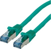 Roline S/FTP Cat6a RJ45 Patch kábel 1.5m - Zöld
