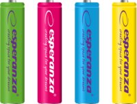 Esperanza EZA107 Újratölthető Ni-MH Ceruzaelem AAA 1000mAh 1.2V (4db/csomag)