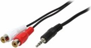 LogiLink Connection Cable Stereo Audio, 0.2 m