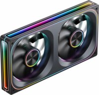 Jonsbo ZA-240B Infinity Mirror 240mm ARGB PWM Rendszerhűtő ventilátor - Fekete