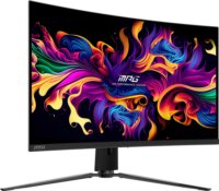MSI 32" MPG 321CURX 16:9 4K QD OLED Ívelt Gaming Monitor - Fekete
