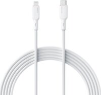 Aukey CB-SCL1 USB-C apa - Lightning apa Adat- és töltőkábel 1m - Fehér