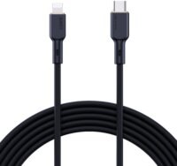 Aukey CB-SCL1 USB-C apa - Lightning apa Adat- és töltőkábel 1m - Fekete