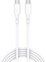 Aukey CB-SCC102 USB-C apa - USB-C apa Adat- és töltőkábel 1.8m 100W - Fehér