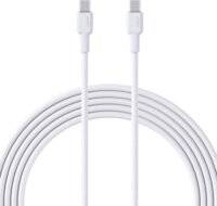 Aukey CB-NCC2 USB-C apa - USB-C apa Adat- és töltőkábel 1.8m 60W - Fehér