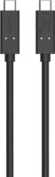 Aukey, CB-TCC241 Thunderbolt apa - Thunderbolt apa Adat- és töltőkábel 0.8m 240W - Fekete