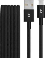 Apple Beats Woven USB-A apa - USB-C apa 2.0 Adat és töltő kábel 1.5m - Fekete