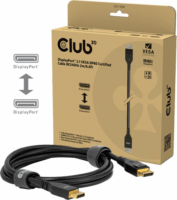 Club3D CAC-1094 DisplayPort - DisplayPort 2.1 8K 240Hz Kábel 2m - Fekete