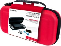 Nacon 2809496 Nintendo Switch 2 Utazótok + fólia - Piros