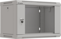 Lanberg 19" Fali rack szekrény 6U 540x370mm - Szürke