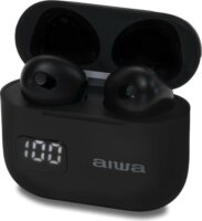 Aiwa EBTW-100BK Prémium Bluetooth Fülhallgató Headset Töltőtokban - Fekete