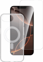 4smarts 541358 Iphone 16e 360 Premium Protection Set Átlátszó Telefon tok + Kijelzővédő üveg