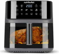 Nutribullet Crisplite Vision AirFryer Forrólevegős sütő 8L 2000 Watt - Fekete / Ezüst