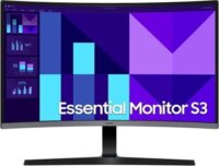 Samsung 27" S3 S39GD 16:9 FullHD VA Ívelt Monitor - Fekete